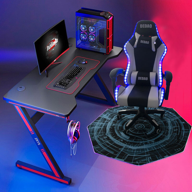 LED E-SPORT gaming chair mat