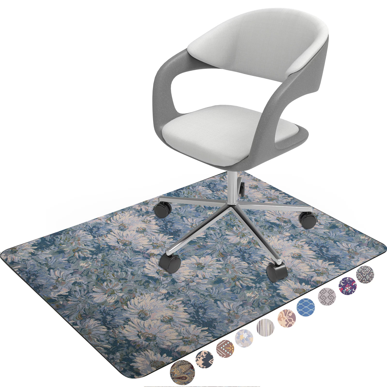 Fabric Chair Mat for carpet