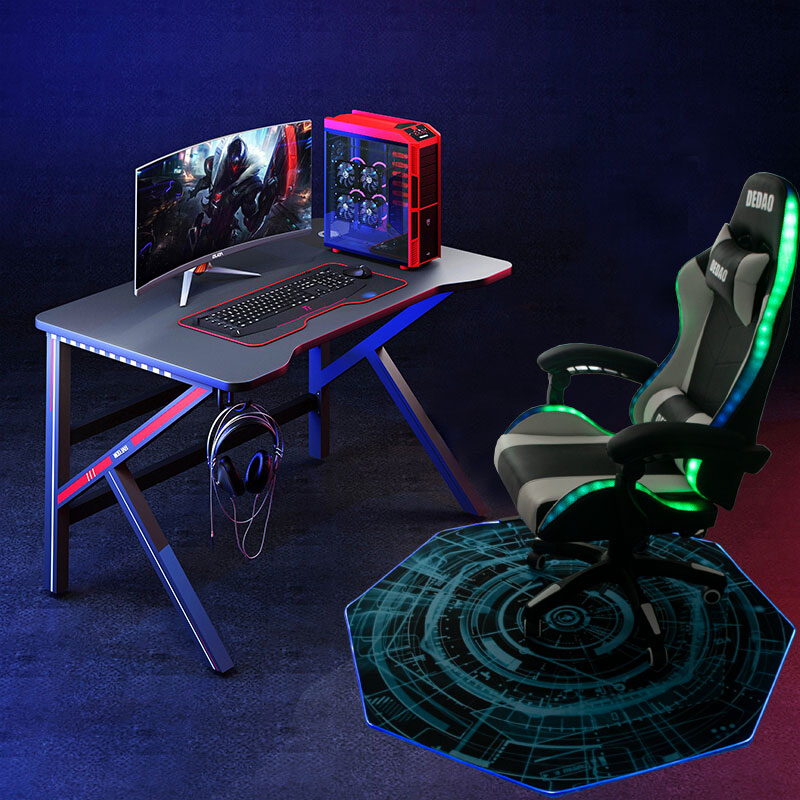 RGB Gaming E-Sport Chair Mat for Hard Floors